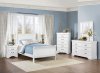 Mayville 2147W 4Pc Youth Bedroom Set in White by Homelegance