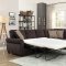 Kendrik Sectional Sofa 501450 in Chocolate Fabric by Coaster