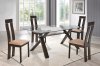 D6846DT Dining Set 5Pc in Dark Walnut w/D2421DC Chairs by Global