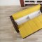 Divan Deluxe Signature Sofa Bed in Mustard Fabric by Casamode