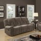 U101 Motion Sofa in Taupe Fabric by Global w/Options