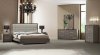 Copenhagen Bedroom in Grey by J&M w/Taupe Headboard & Options