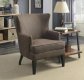 903817 Accent Chair Set of 2 in Brown Leatherette by Coaster