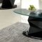 CM4170BK Halava V Coffee Table in Black w/Glass Top & Options