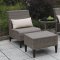 Vashira 5Pc Outdoor Patio Set CM-OT2549GY-5PK in Gray