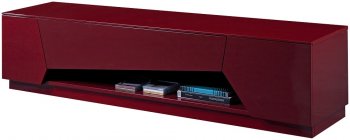 TV125 TV Stand in Red High Gloss by J&M Furniture [JMTV-TV125 Red]