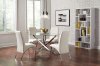 Beckham 5Pc Dinette Set 106440 in Chrome by Coaster w/Options