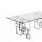 Alexis 731 Chrome Dining Table w/Glass Top & Optional Chairs