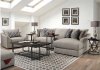 Petillia Sectional Sofa 55846 in Sandstone by Acme w/Options