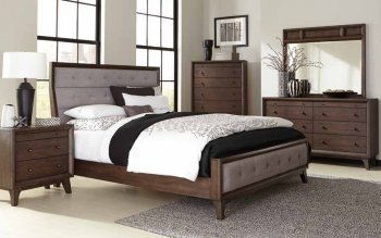 Bingham B259 Bedroom Set in Brown Oak by Coaster w/Options [CRBS-B259 Bingham]