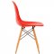 Dover Set of 4 Dining Chairs EP19R in Red by LeisureMod