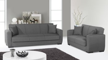 Dolce Sofa Bed in Grey Chenille by Rain w/Optional Items [RNSB-Dolce Chenille Grey]