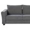 U9196 Sofa & Loveseat Set in Gray Chenille by Global w/Options