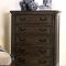 Lysandra CM7663 Bedroom Set in Rustic Natural Tone w/Options