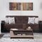 Ekol Silverado Chocolate Sofa Bed by Istikbal w/Options