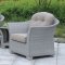 Bowbells 6PC Outdoor Patio Set CM-OS1829GY in Gray & Beige