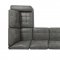 Ellington Modular Sectional Sofa in Grey Leatherette by Coaster