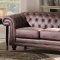 Shantoria II Sofa 52415 in Brown Polished Microfiber by Acme