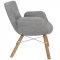 Milwood Set of 2 Accent Chairs MW25GRT in Grey by LeisureMod