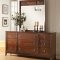 Midway Bedroom in Cherry by Acme w/Optional Casegoods