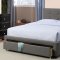 F9330 Bedroom Set by Boss w/ Slate Fabric Upholstered Bed