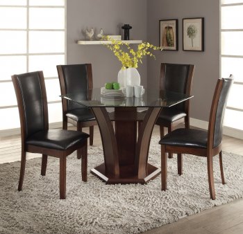 Malik 72045 Dining Set in Espresso Tone by Acme w/Options [AMDS-72045-Malik]