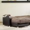 Modern Chocolate Sectional Sofa with Storage Spaces