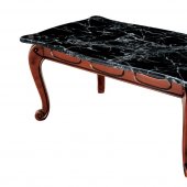 BK81C Coffee Table w/Black Faux Marble Top by American Eagle