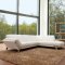 533 Lidia Sectional Sofa in White Leather by VIG