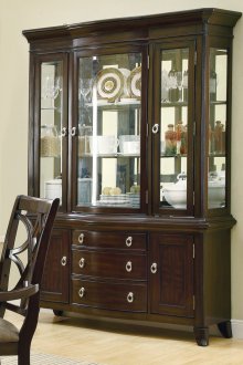 Meredith 103534 Buffet in Espresso by Coaster w/Optional Hutch