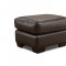 Truffle-Brown Top Grain Leather Modern Sofa & Loveseat Set