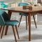 Malone 5Pc Dining Set 105351 in Dark Walnut by Coaster w/Options