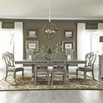 Grand Estates 5Pc Dining Set 634-DR-TRS in Gray Taupe by Liberty