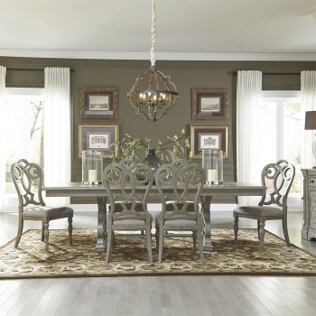 Grand Estates 5Pc Dining Set 634-DR-TRS in Gray Taupe by Liberty [LFDS-634-DR-TRS-Grand Estates]