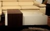 Bench Coffee Table by Beverly Hills in Walnut & Hi-Gloss White