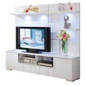 AV291-75 Wall Unit in White High Gloss by Pantek w/Options