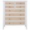 Bexhill Bedroom Set 5Pc 223471 in White & Natural by Coaster