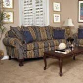 187-21800 Paris Teal Sofa in Fabric by Chelsea Home Furniture