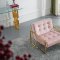 Pierre Accent Chair 523 in Pink Velvet Fabric by Meridian