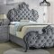 Sandboard Bed 302351 in Grey Velvet by Coaster w/Options