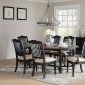 Simpson Oval Dining Table 105190 in Vintage Black by Coaster