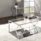 Virtue Coffee Table 3Pc Set 83480 in Chrome by Acme