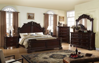 Nadia Traditional 5Pc Bedroom Set w/Options