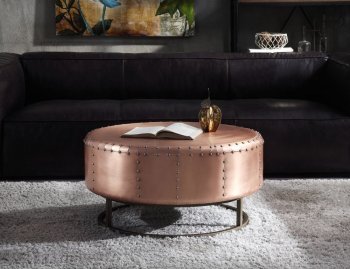 Raith Coffee Table 81220 in Rose Gold Aluminum by Acme [AMCT-81220 Raith]