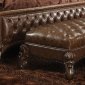 Versailles Bench 96539 in Cherry Oak & Light Brown PU by Acme