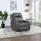 Raelynn Motion Sofa 603191 Gray Leatherette by Coaster w/Options