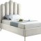 Lily Bed in Cream Velvet by Meridian w/Options