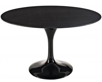 Lippa 48" Marble Table in Black by Modway [MWDS-Lippa 48 Black]