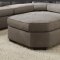 9073 Sectional Sofa in Taupe Venture Smoke Fabric by Simmons