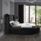 Luxus Velvet Bed in Black by Meridian w/Options